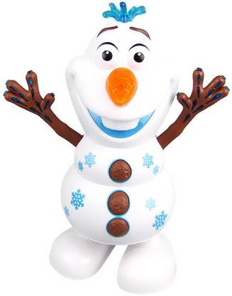 Shanaya New Dancing And Singing Frozen Olaf Musical Toy For Babies, Girls, Boys With Flashing Lights