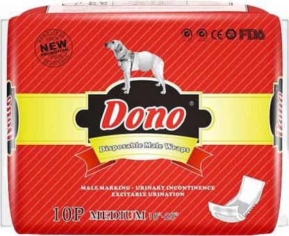 Dono Male Wraps Dog Diapers Super Absorbent Soft Male Dog Wraps Disposable Dog Diapers