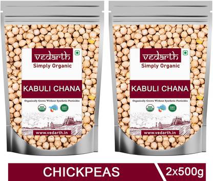 Vedarth Organic Kabuli Chana (Whole)