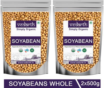 Vedarth Organic Soya Bean (Whole)