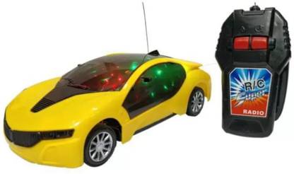 wayuwant 3D Lightning Fast Modern Car (Yellow)