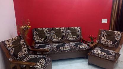 Ishika Collection Wool, Cotton 3 Seater Sofa Embroidered Cover