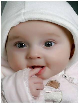 PRMAAN 60.96 cm Very Cute Baby Wall Stickers A23 Self Adhesive Sticker