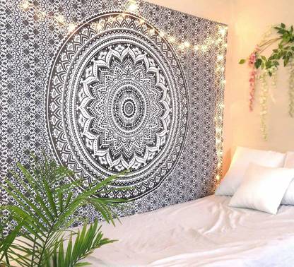 DRAVY HANDICRAFTS Boho Bohemian Mandala Wall Hanging Home Decoration Tapestry