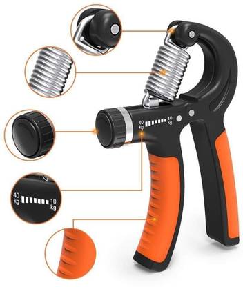 GADGET DEALS Hand Grip band for Gym hand gripper Wrist Forearm Strength Workout Stretching Hand Grip/Fitness Grip