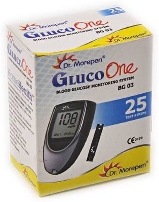 Dr Morepen BG-03 Blood Glucose Test Strips, Pack of 