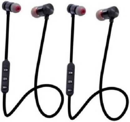 FERONS 2 Wireless Magnet Bluetooth Headphone With Mic Bluetooth Headset Bluetooth Gaming