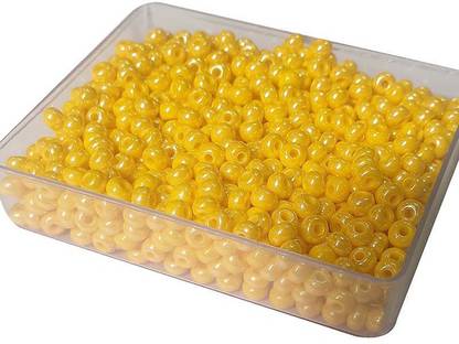 Madeinindia Beads 50 GRAM BAG 6/0 SIZE ABOUT 4 MM CZECHOSLOVAKIA BEAD IMPORTED