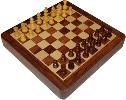 aps craft Traveling Chess set-APSTC-154 5 cm Chess Board