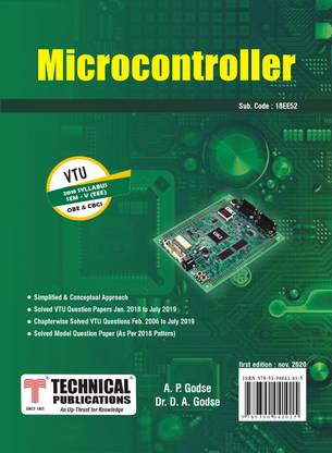 Microcontroller for BE VTU Course 18 OBE & CBCS (V- EEE -18EE52)
