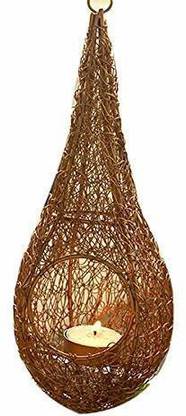 Kids Kraft Bird Nest Hanging Tealight Candle Holder Brass Tealight Holder