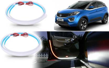 Selifaur 2 Pcs 48 Inch Car Door Opening Warning LED Strips Safety Light For Nexon Car Fancy Lights