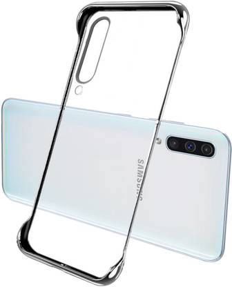 VONZEE Back Cover for Samsung A50 Wireless Charging Support,Transparent Frameless Shockproof Protective Case