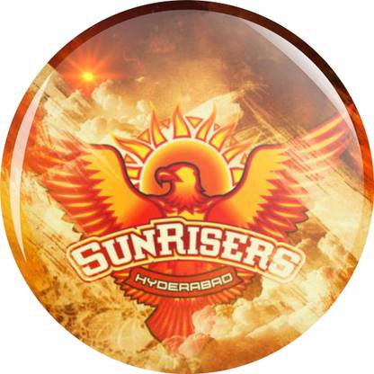 CLICK N HOME Sunrisers Hyderabad Ipl Badge Fridge Magnet Design 5 Fridge Magnet Pack of 1