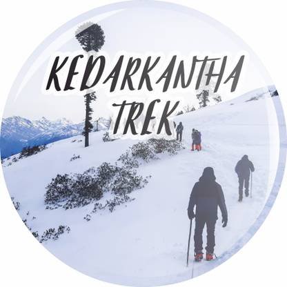 CLICK N HOME Kedarkanth Trek Badge Fridge Magnet Fridge Magnet Pack of 1