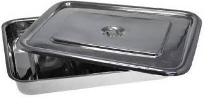 Putex Medical instrument tray with lid 8" x 10" Reusable Medical Tray