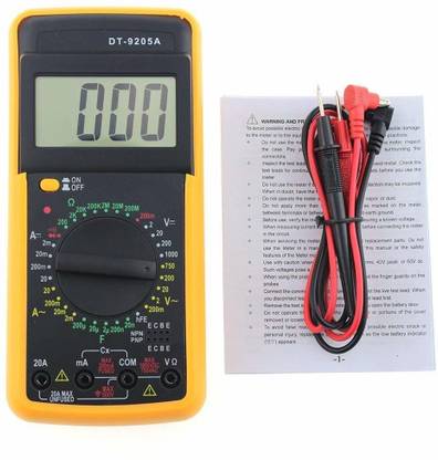 सीवोक्स 9205 Digital Multimeter Capacitance Multi Meter With Probes | Current & Voltage Tester Meter डिजिटल मल्टीमीटर