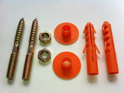 Fidi Nut & Bolt Set WASH BASIN FIXING SCREW SET/FAST NUT , DESIGNED FOR FIXING SINK, URINAL BASIN, OTHER SANITARY WARES FAST NUT