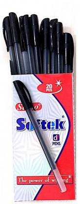 saino Softek Black Ball Pen