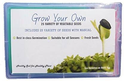 CYBEXIS 25-Varieties-Grow Your Own 25 Varieties Of Vegetable Seeds Seed