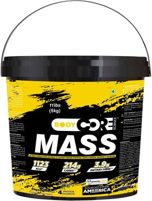 BCS Mass Gainer (Yellow) 11 lbs Weight Gainers/Mass Gainers
