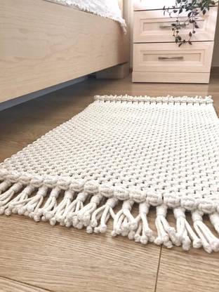 pepme Cotton Rope Living Room Rug Indoor Rug Pad