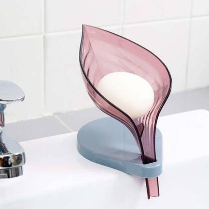 rashi soap Holder Leaf Shape/Plastic soap case, Draining Soap Box, Self Draining Soap