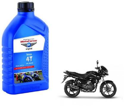 Motoforce Boss 4T (1 Ltr) Bajaj Pulsar Grey. Heavy Duty Engine Oil