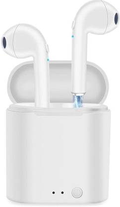 Kabeer enterprises Bluetooth Wireless Earphones with Mic- i7S Wireless Headset Bluetooth