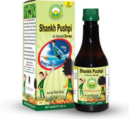 बेसिक आयुर्वेद शंकपुष्पी का शरबत (साइरप 225ml)