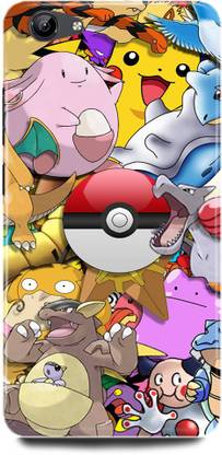 play fast Back Cover for Vivo Y53,1606, POKEMON PRINTED