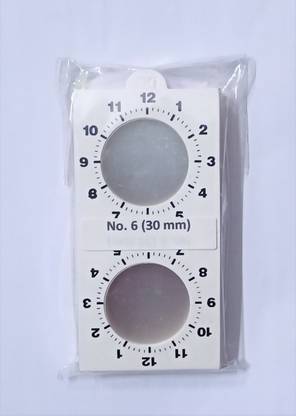 rci Clock Wise Coin Holder 2 x 2 Size No. 6 (White,30mm) for Identifying Error Coins only 25 Pieces Pack Coin Bank