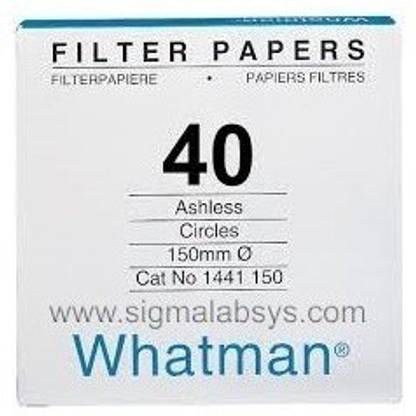 whatman Filter Paper Grade No 40 Filter Paper