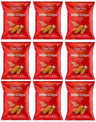 Tasty Tribe Millet Crisps Chilli Chatka Combo Combo