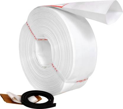 VK Sarvottam 6 Inch 30 Meter HDPE Laminated Woven Lay Flat Tube (Lapeta Pipe) Hose Pipe