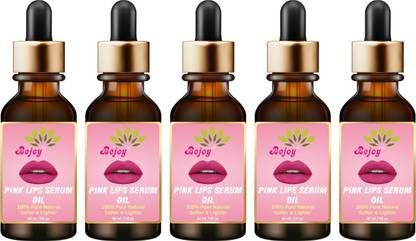 बिजोय लिप सीरम - ग्लॉसी और शाइन के साथ सॉफ्ट, मॉइस्चराइज़्ड लिप्स के लिए एडवांस्ड ब्राइटनिंग थेरेपी- नैचुरल (पैक ऑफ़: 5, 150 ML) फ्रूटी