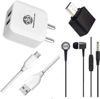 OTD Wall Charger Accessory Combo for Forme R7S, Gionee A1, Gionee A1 Lite, Gionee A1 Plus
