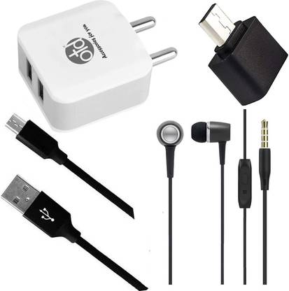 OTD Wall Charger Accessory Combo for Samsung Galaxy On7, Samsung Galaxy On7 Prime, Samsung Galaxy On7 Pro, Samsung Galaxy On8