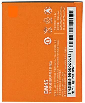VARAJ Mobile Battery For  Xiaomi Replacement battery for MI Redmi Note 2 BM-45