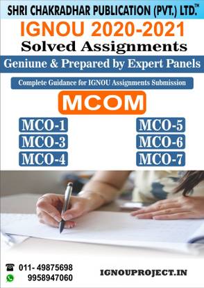 MCO 1 MCO 3 MCO 4 MCO 5 MCO 6 MCO 7 COMBO IGNOU IBO (ENGLISH) IGNOU MCOM 2ND YEAR IGNOU Master Of Commerce IGNOU SOLVED ASSIGNMENT (2020-2021)