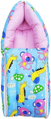 Baby Desire Cotton Baby Sleeping Bag/Carry Bag (0-3 Months) Soft & Comfort Sleeping Bag