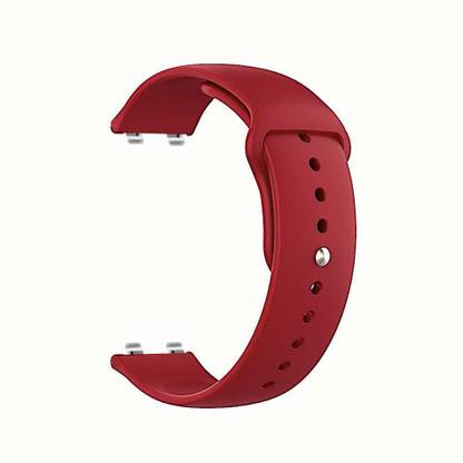 Laksh 46 mm silicon band for Oppo Watch red Smart Watch Strap