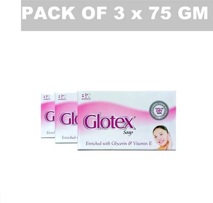 GLOTEX Soap Enriched with Glycerin & Vitamin E For Extra Glowing Skin