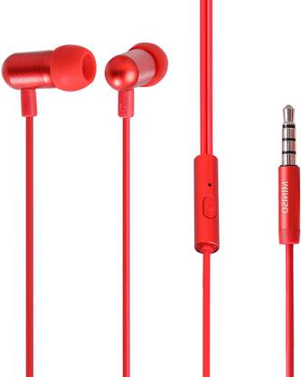 MINISO Colorful Metal Music Earphone in-Ear Headphones with Microphone Wired