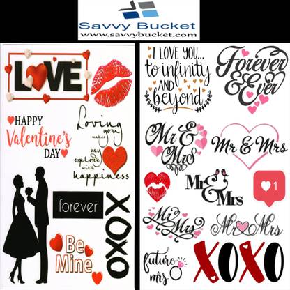 SAVVY BUCKET Attractive 300 GSM LOVED ONE'S Theme Tag Sheets for Art and Craft | Card Making | Scrap Booking | Paper Decoration PACK OF 20(10X2)(2 Sheets per Design) (Size:A4)