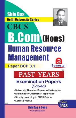 Human Resource Management for B.Com Hons Semester 3 for Delhi University by Shiv Das