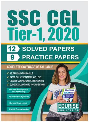 SSC CGL Tier 1 2020 Previous Year Wise Solved Papers Practice Papers