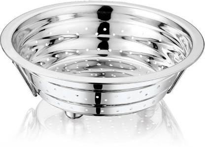 TIARA AAKRUTI 3 Colander Stainless Steel, Washing Bowl, Strainer for Kitchen 1pc Colander