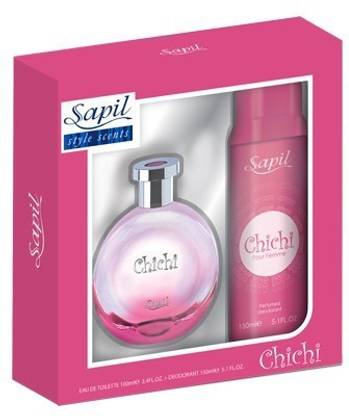 Sapil Gift Pack Chichi Femme Edt 100ml 150ml Deo Price In India Buy Sapil Gift Pack Chichi Femme Edt 100ml 150ml Deo Online At Flipkart Com