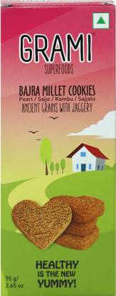 Grami Superfoods Bajra Millet Cookies Biscuit